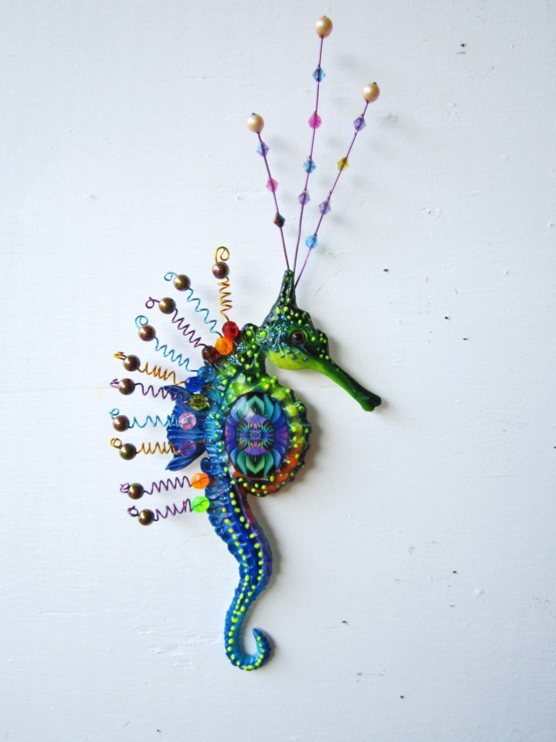 Seahorse art wall sculpture