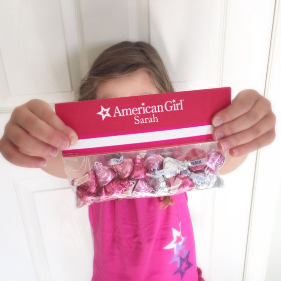 Items similar to American Girl Doll Treat Bag Toppers American Girl