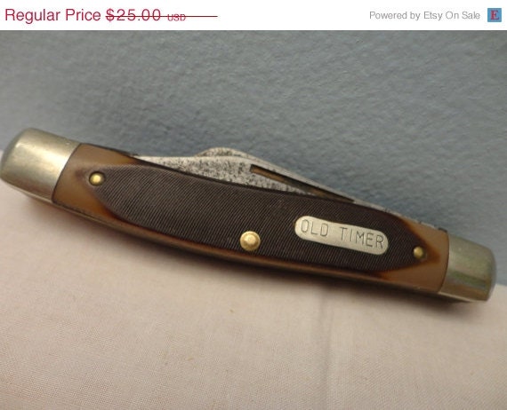 ON SALE Schrade 80T Old Timers 3 Blade Jack Knife by RandBPickins