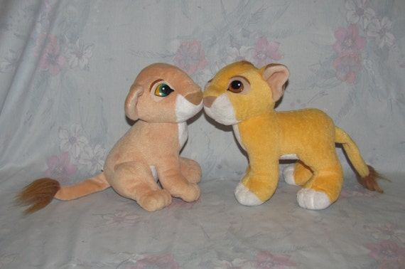 kissing lion king stuffed animals