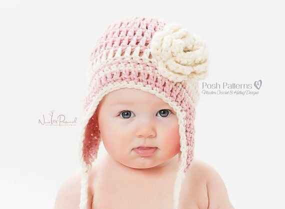 earflap for crochet toddler hat pattern Hat  PATTERN Crochet Hat  Earflap Pattern Crochet Pattern Crochet