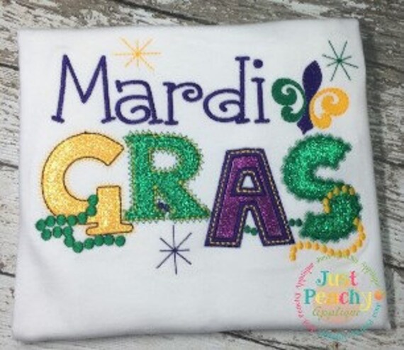 mardi gras princess embroidery design