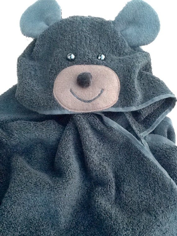 Bear Hooded Towel for Beach Pool or Bath