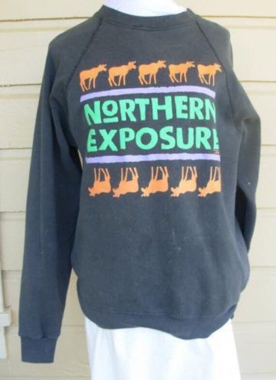 Northern Exposure black moose sweatshirt