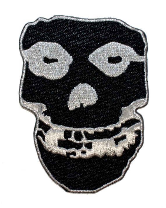 Misfits Logo Black Fiend Skull Crimson Ghost by YourPatchStore