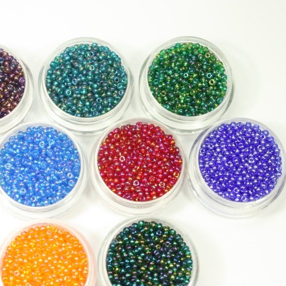 Czech Glass Seed Beads 10/0 Seed Beads Seed Bead by designjuncture