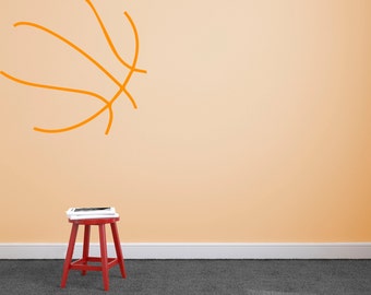 Basketball - Wall Decal Custom Vinyl Art Stickers for Homes, Bedroom, Kids Room, Sports, Remodelers, & Interior Designers