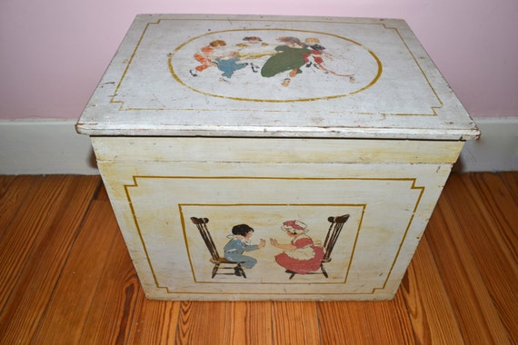 painted toy chests