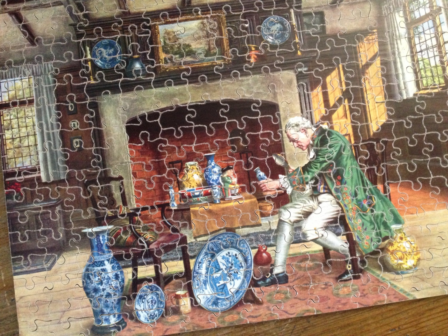England Wooden Jigsaw Puzzle The Antique Dealer 250 Piece