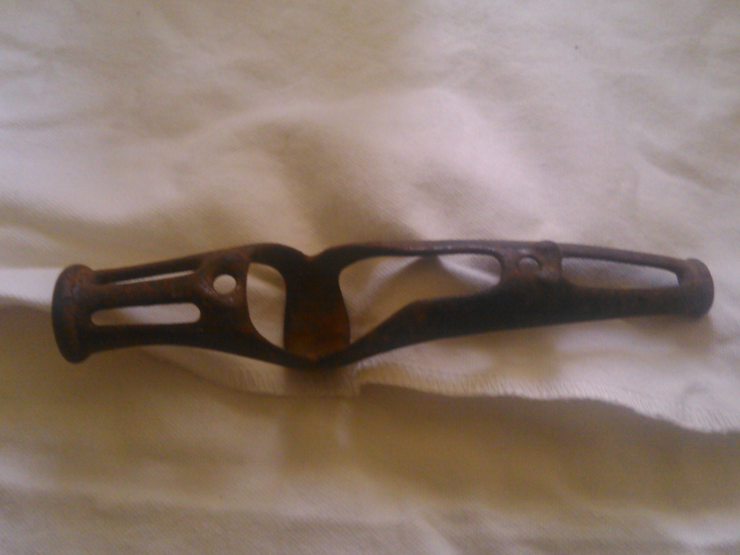 Antique 1800's Metal Buggy Whip Holder Primitive