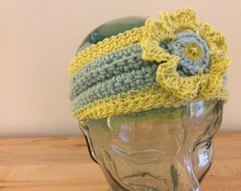 items similar to blue crochet headband with yellow items similar to crocheted headband quot two colors elegance items similar to blue crochet headband with yellow items similar to crocheted headband quot two colors elegance