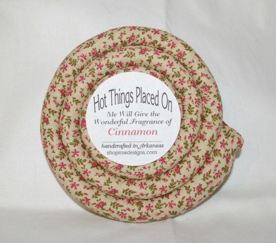 Scented Round Hot Pad Fabric Kitchen Trivet
