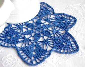 SALE 30% OFF: Crochet doily Blue lace doily Handmade cotton centerpiece crochet doilies Table decoration 227