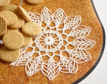 Crochet doily Small doily Lace doilie Small crochet doilies Crocheted doilies lace Home decor 249