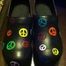 dansko tie dye clogs