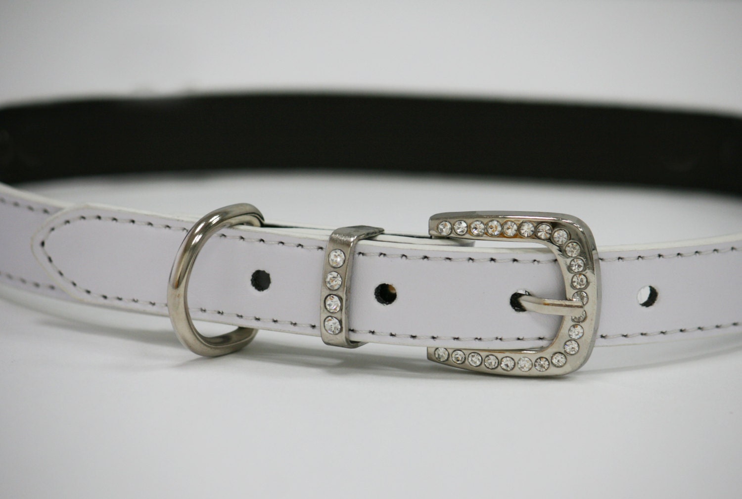 White Light Pink Wedding Dog Collars. Light Pink and by LADogStore