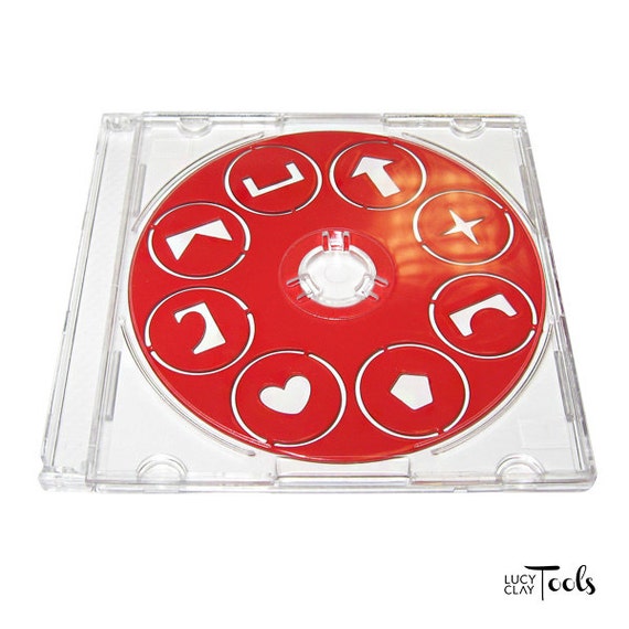 Lucy Clay tools polymer clay extruder disk by VanIslandJewels