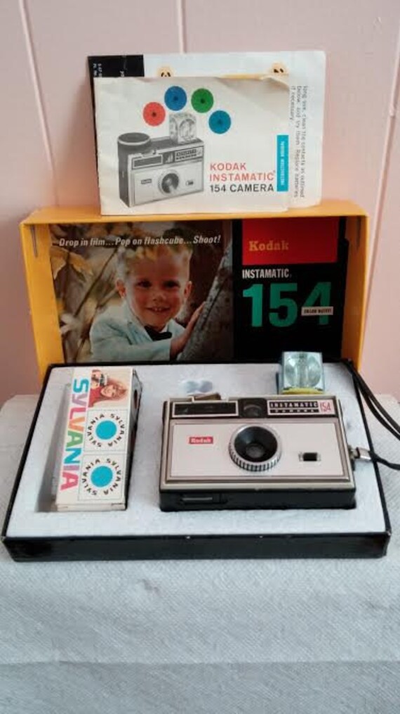 Items similar to Kodak Instamatic 154 Camera Flash Cube Original Box