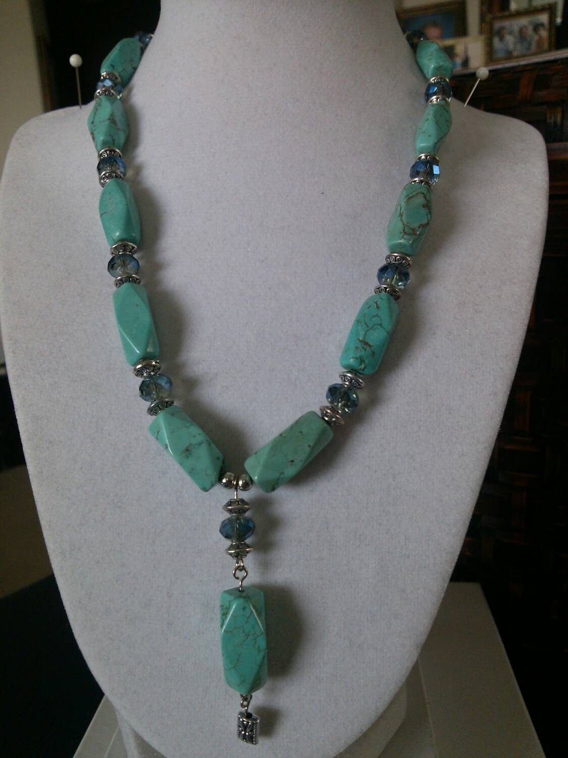 Turquoise Drop Necklace