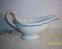 Gravy new Boat castle pa house long Pa 1950's Castl China 8 vintage  New 1/2 e Shenango inches