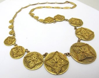 Mexican gold hoops Clearance