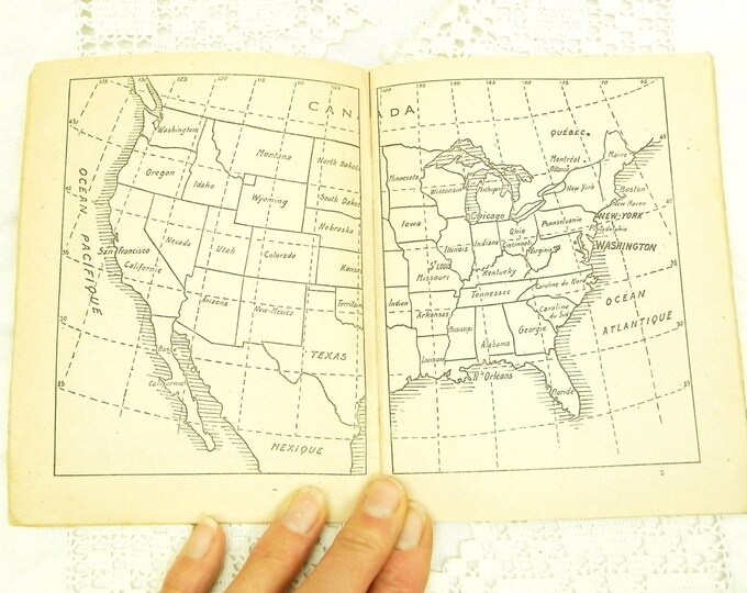 Vintage French English Learning Book "Parlons avec les Américans at les Anglais."Speaking with the Americans and the English WW2 / Militaria