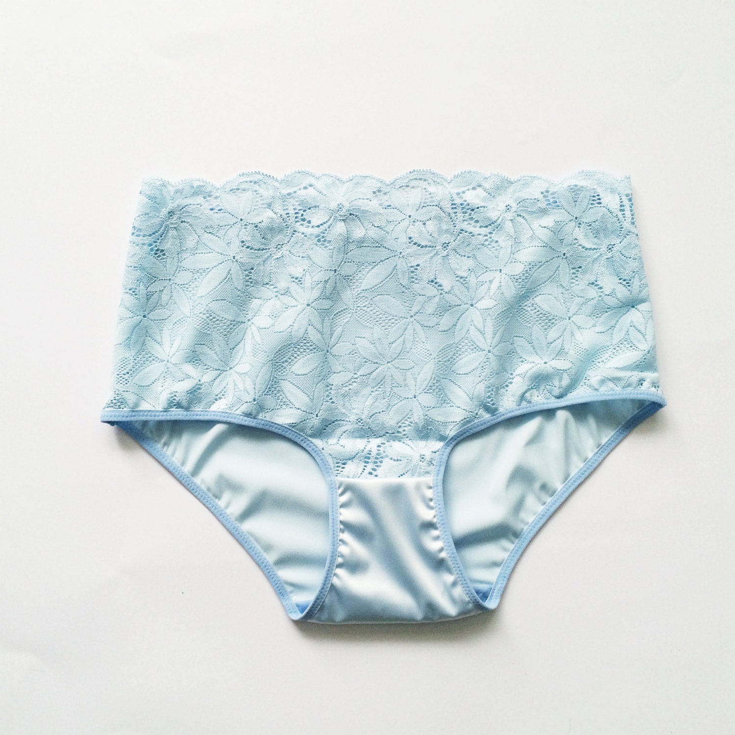 Light blue color lacy Hipster style Panties. Exclusive