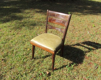 Mid Century Chair, wooden chair, mid century modern chair, Danish modern side chair