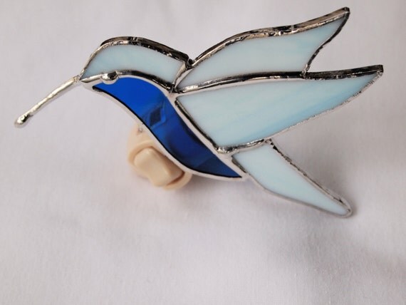 stained glass hummingbird night light stained glass hummingbird night light