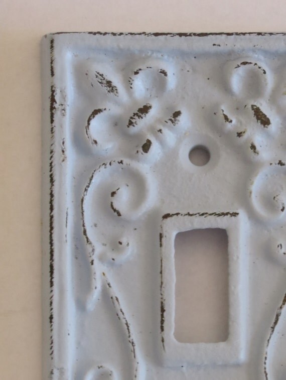 Cast Iron Light Switch Plate / Light Plate by VeritasInspired