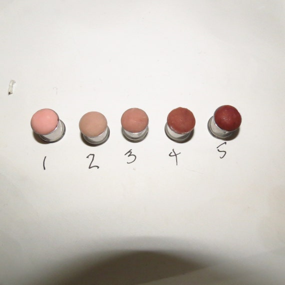 AnarchistsPlayground Stainless Steel Double Saddle Plugs Flesh Colored