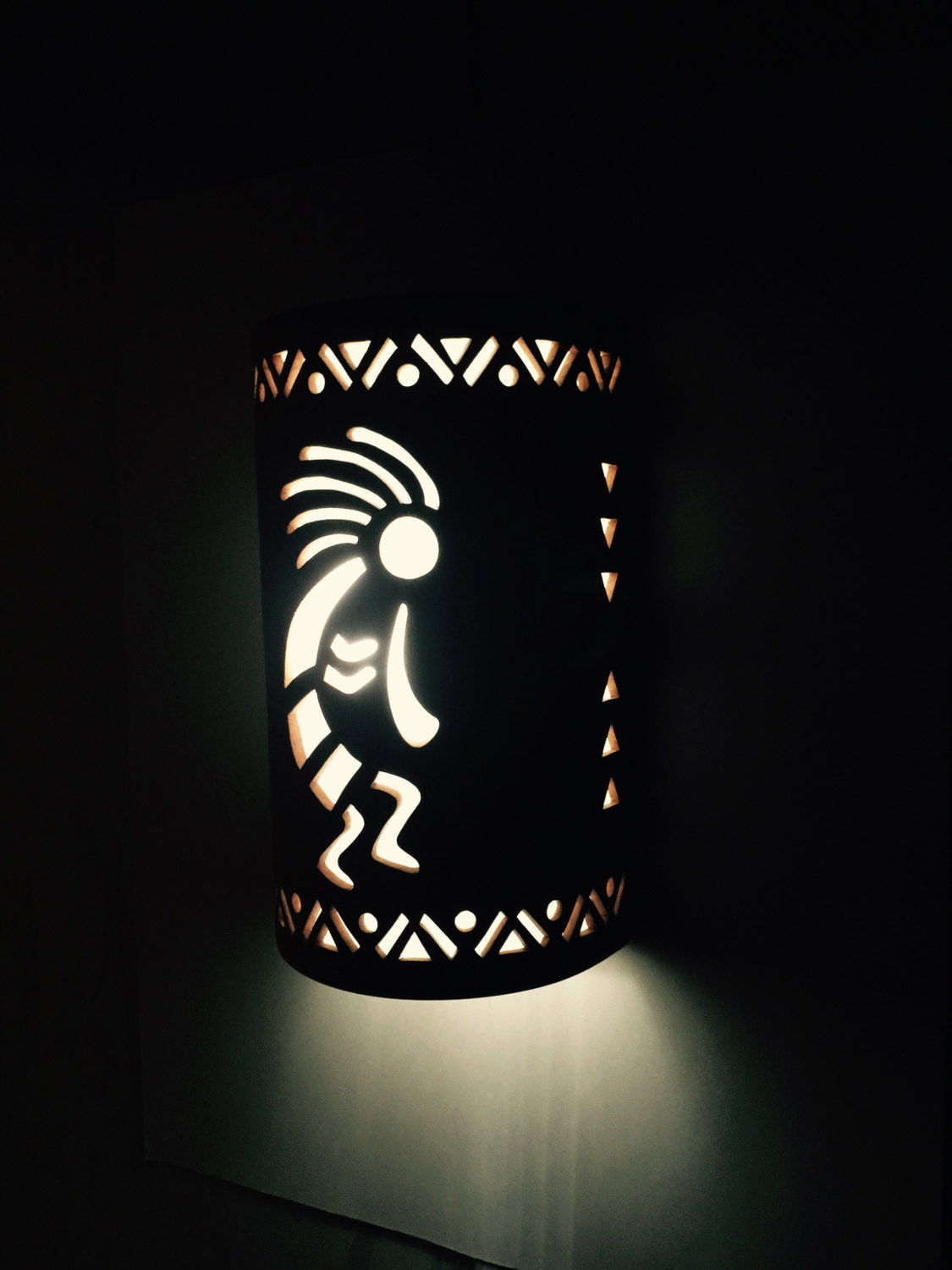Southwestern lights Kokopelli Dancer Sconce Wall Light