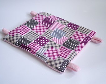hammock for guinea pigs, ferrets or rats (patchwork pink/rose)