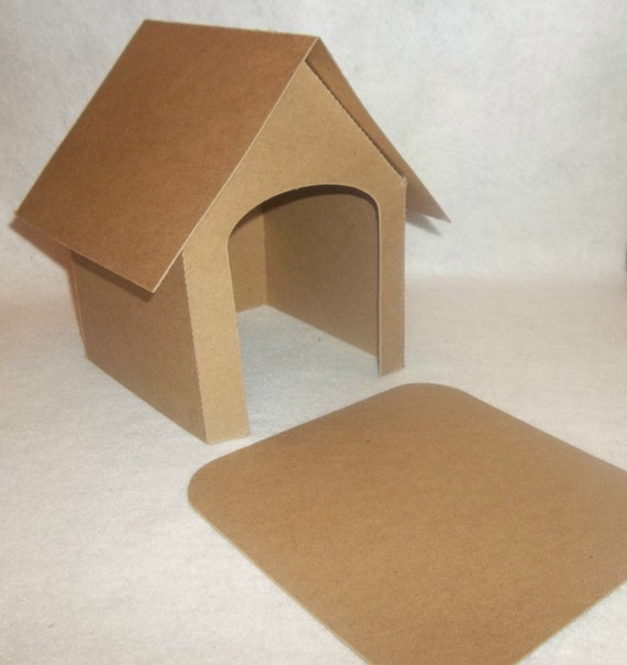 Cardboard DIY 7 1/2 Tall Dog House