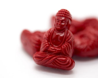 25x18mm Buddha Bead 2 Pcs