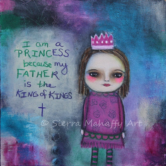 Princess painting Christian art Christian painting Princess