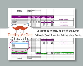 Work Order Form for Screen Printing Instant Download