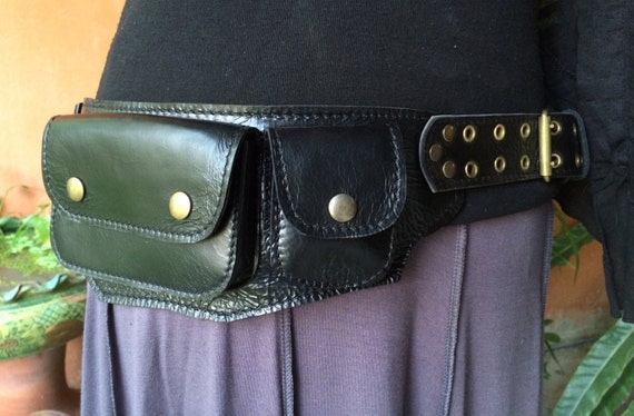 Festival Utility Belt Leather Belt Bag Fanny Pack Pocket