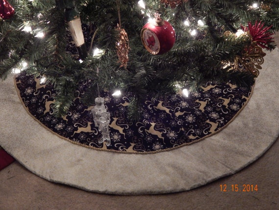 christmas tree skirt black and gold 45 inch diameter christmas tree skirt black and gold 45 inch diameter