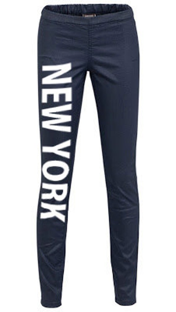 Legging New York womans NY legging Size by on Etsy