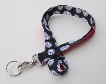 Volleyball Lanyard Keychains, Cool Lanyards for Keys, Id Badge Holder Necklace Lanyards, Cute Lanyards for Badges, Coach Gift