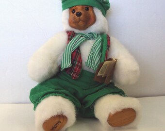 Robert Raikes Bear Santa's Elf 12 inch