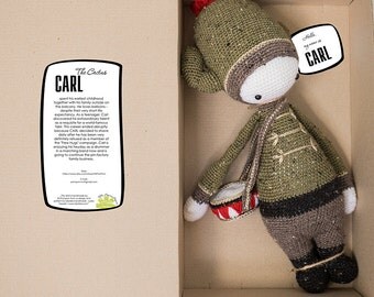 Carl the Cactus inspired by Lalylala / Crochet Doll / Handmade Amigurumi / Amigurumi animal