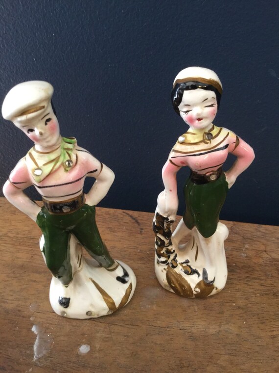 Vintage Kreiss And Company Beatnik Couple Figurine