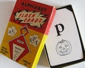 vintage alphabet flash cards in box ~ abc's ~ farichild corp. vintage alphabet flash cards in box ~ abc's ~ farichild corp.