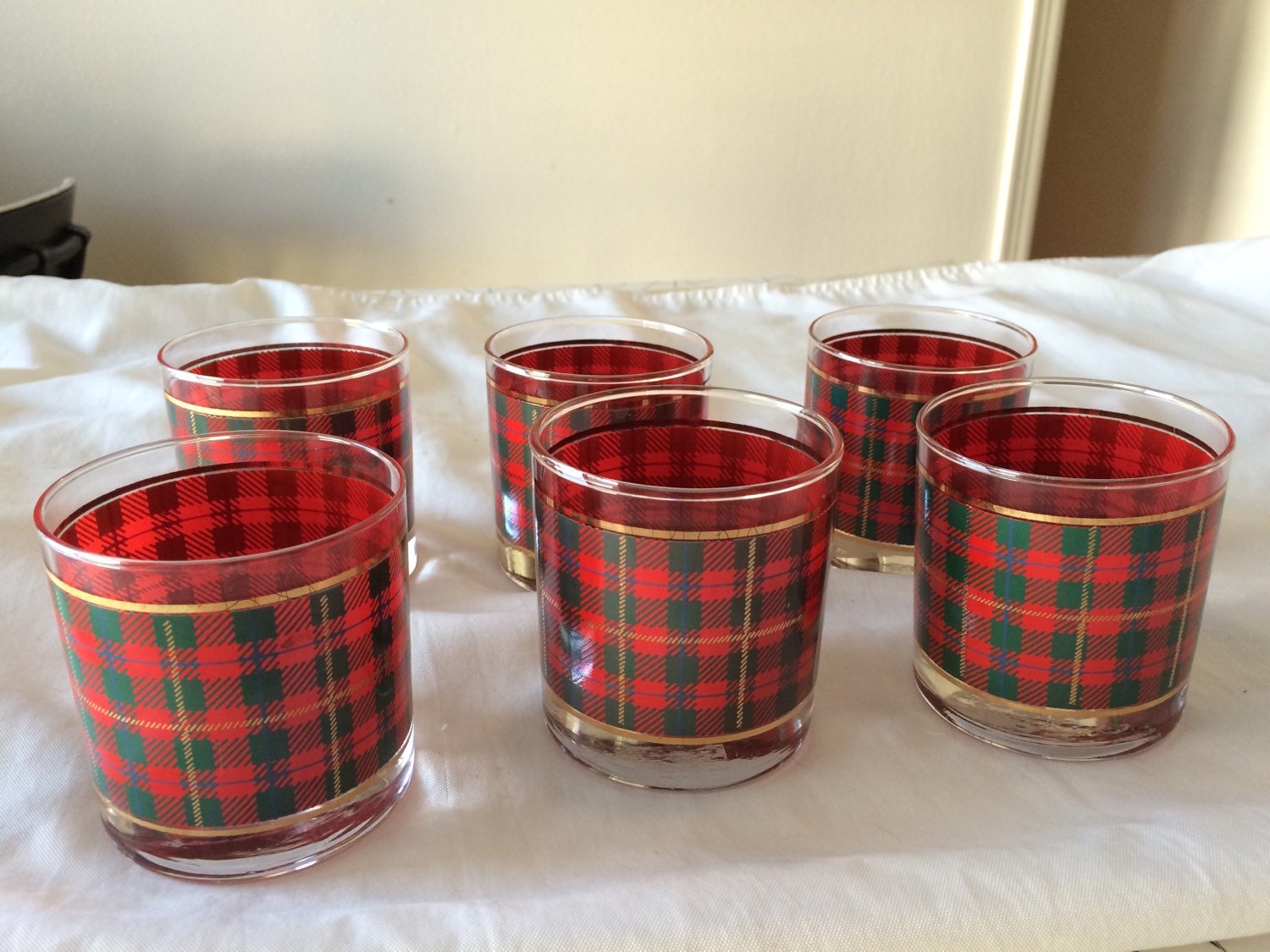 Vintage Scotch Drinking Glasses