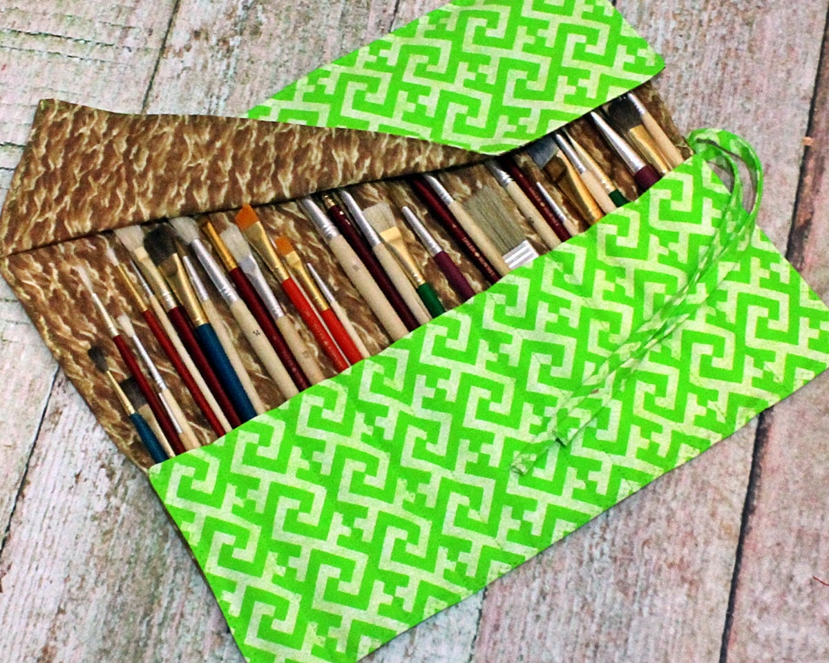 Artist Brush Roll Brush Roll Up Watercolor Paint Brush