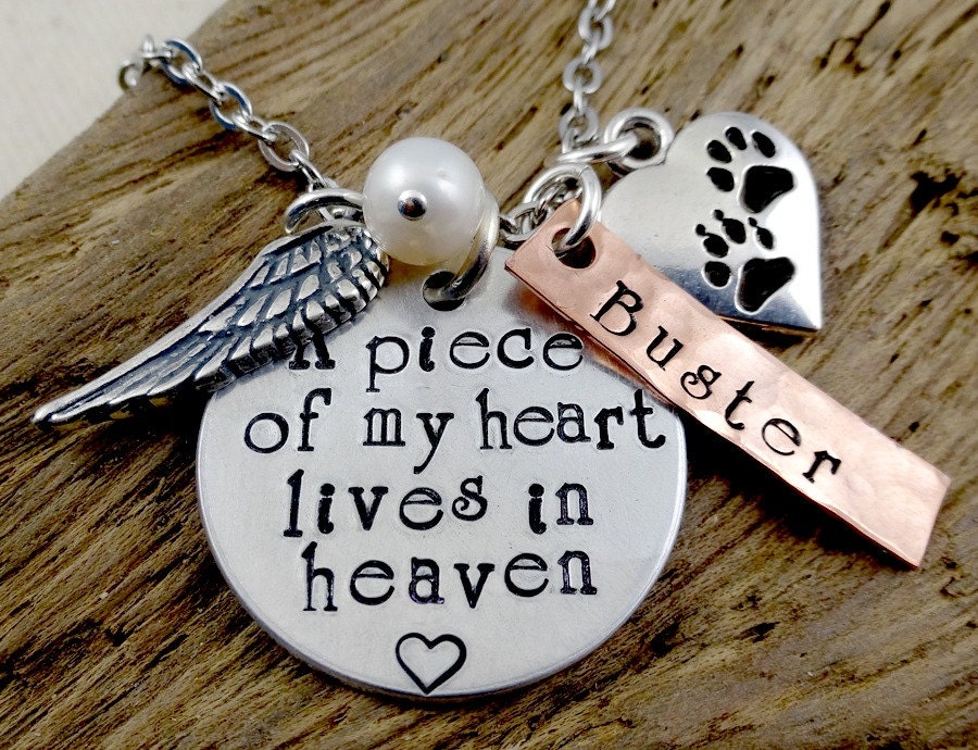 Personalized Pet Loss Remembrance A Piece of My by