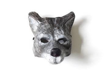 Paper mache masks / Macheanimal / Animal Mask by Macheanimal