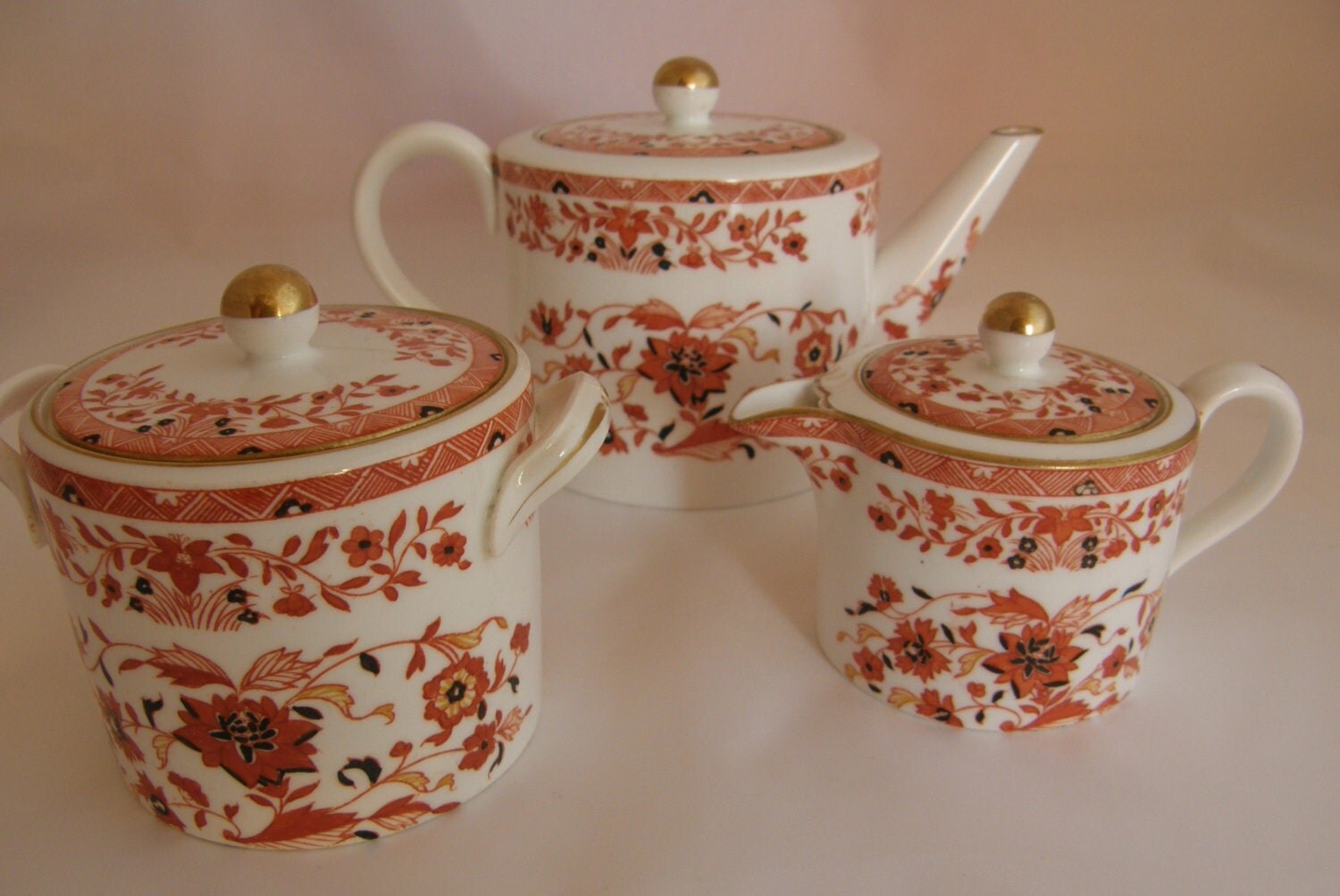 ANTIQUE c.1880 Wedgwood bone china teapot by RosiesChinaBoutique